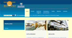 Desktop Screenshot of hotelremanso.com.uy